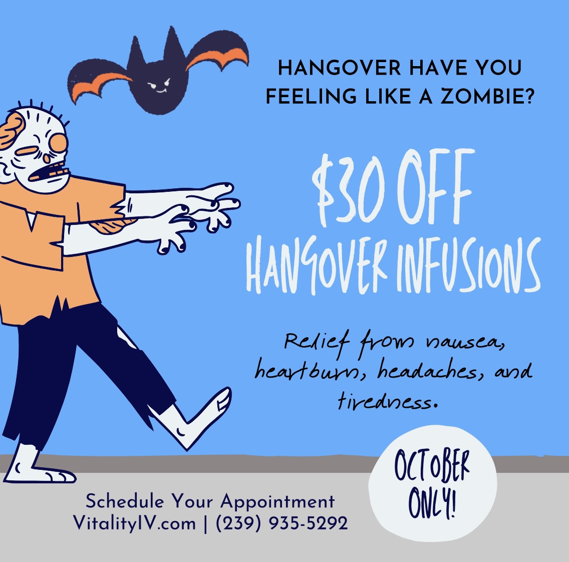 $30 off hangover infusions