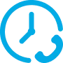 Clock & Phone Icon